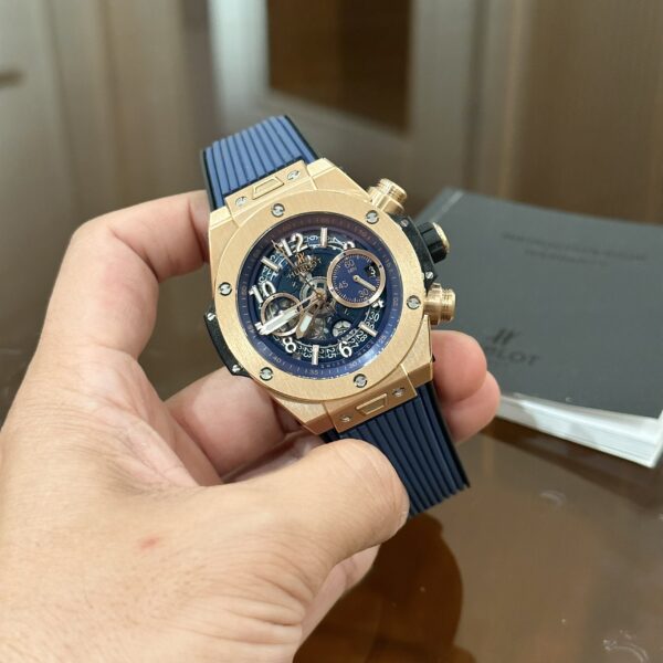 Hublot Big Bang Unico King Gold Blue Replica 11 Men's Watch 42mm (1)