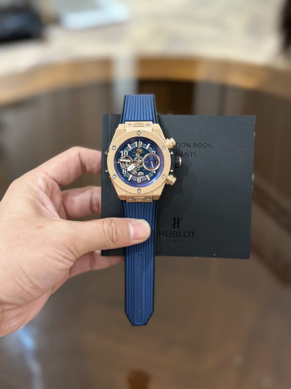 Hublot Big Bang Unico King Gold Blue Replica 11 Men's Watch 42mm (1)