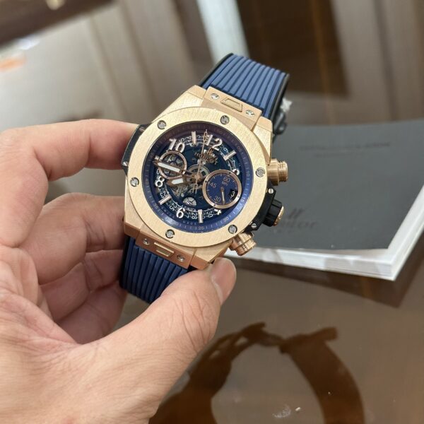 Hublot Big Bang Unico King Gold Blue Replica 11 Men's Watch 42mm (1)