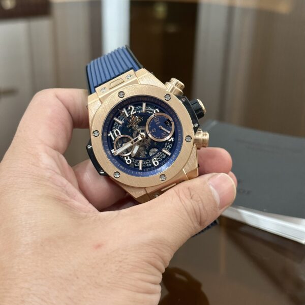 Hublot Big Bang Unico King Gold Blue Replica 11 Men's Watch 42mm (1)