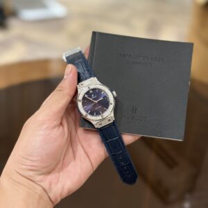 Hublot Classic Fusion Diamonds Blue Dial Replica 11 Watch 38mm (5)