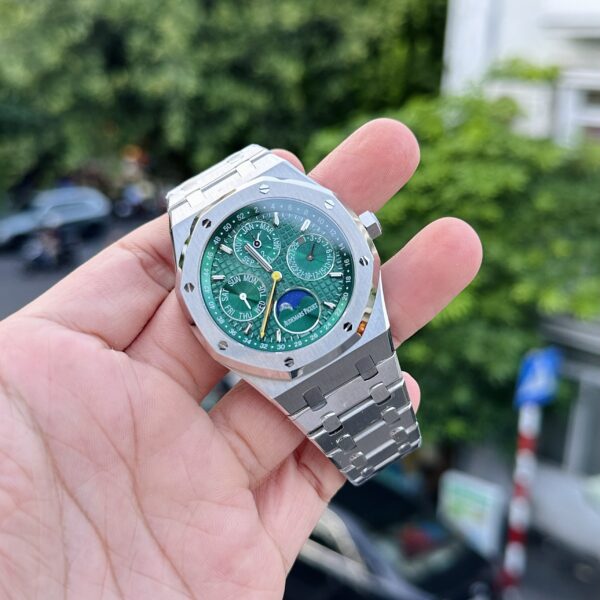 Audemars Piguet Royal Oak 26574ST Green Dial Replica 11 Watch 41mm (3)