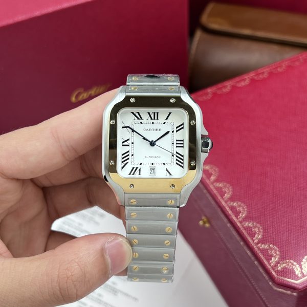 Cartier Santos de Cartier W2SA0009 Demi Gold Replica 11 Watch BV (2)