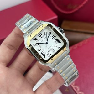 Cartier Santos de Cartier W2SA0009 Demi Gold Replica 11 Watch BV (2)