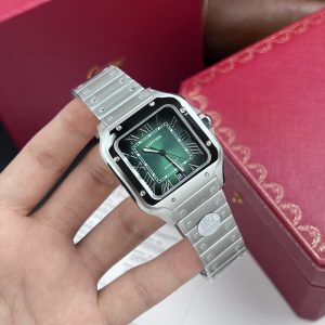 Cartier Santos de Cartier WSSA0062 Green Dial Replica 11 Watch (3)