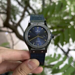 Hublot Classic Fusion Ceramic Blue Dial Replica Watch JJZ 42mm (1)