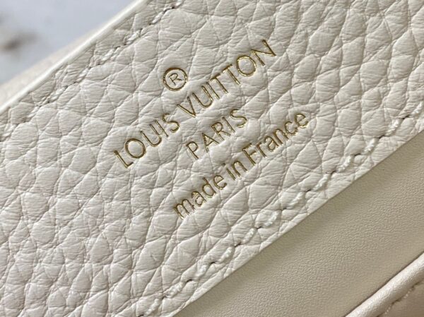 Louis Vuitton LV Capucines Replica Handbags Skin Color 21cm (3)