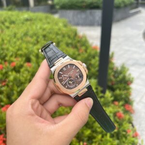 Patek Philippe Nautilus Replica 11 Watch Demi Rose GR Factory 40mm (1)