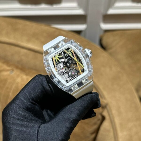 Richard Mille RM26-01 Tourbillon Sapphire Replica 11 Watch Panda 43mm (7)