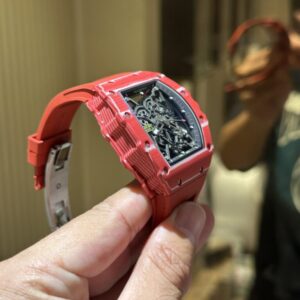 Richard Mille RM35-02 Replica 1 1 Watch Full Carbon Red 44mm (2)