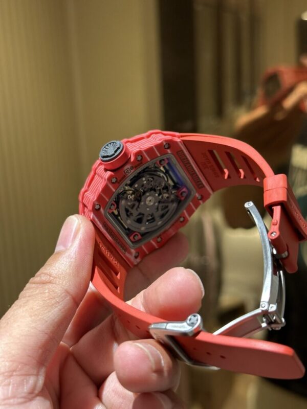 Richard Mille RM35-02 Replica 1 1 Watch Full Carbon Red 44mm (2)