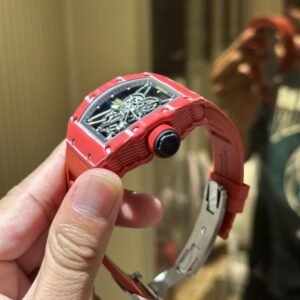 Richard Mille RM35-02 Replica 1 1 Watch Full Carbon Red 44mm (2)