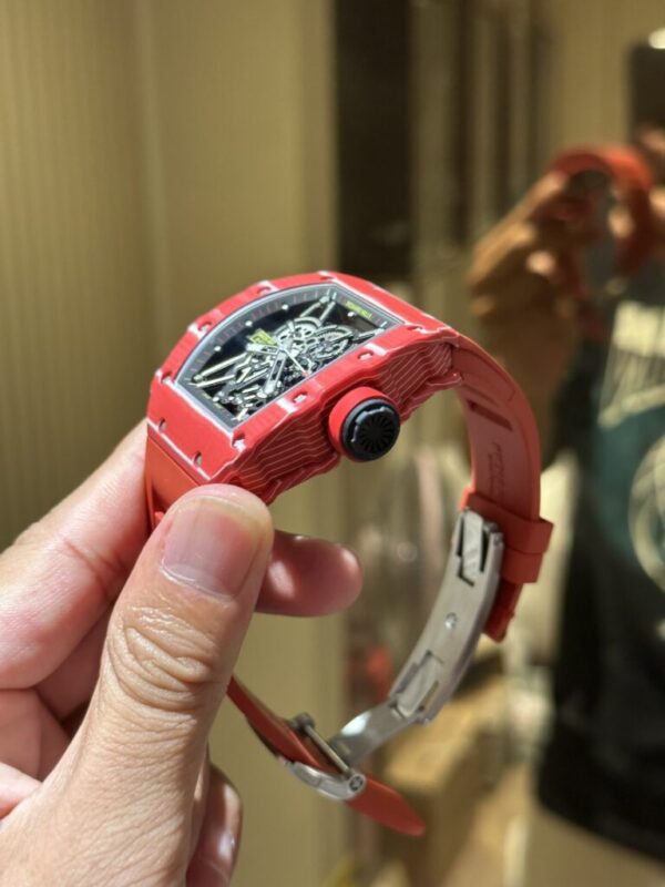 Richard Mille RM35-02 Replica 1 1 Watch Full Carbon Red 44mm (2)