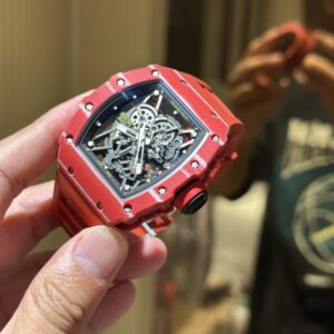 Richard Mille RM35-02 Replica 1 1 Watch Full Carbon Red 44mm (2)