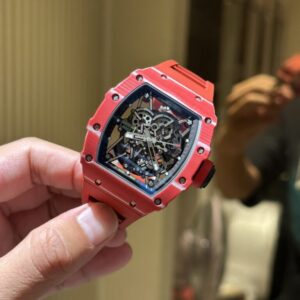Richard Mille RM35-02 Replica 1 1 Watch Full Carbon Red 44mm (2)