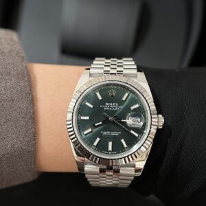 Rolex DateJust 126334 Replica 11 Green Dial Clean Factory 41mm (4)