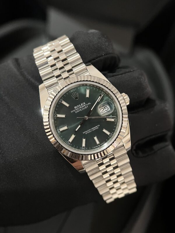 Rolex DateJust 126334 Replica 11 Green Dial Clean Factory 41mm (4)