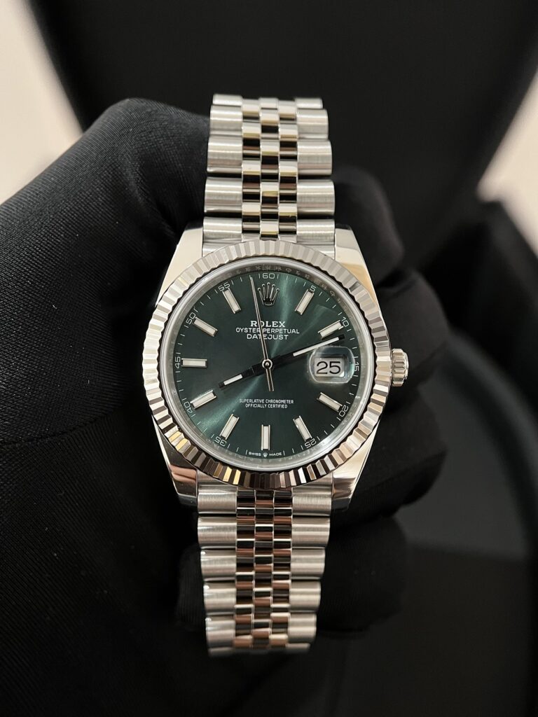 Rolex DateJust 126334 Replica 11 Green Dial Clean Factory 41mm (4)