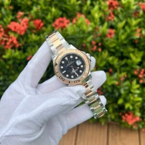 Rolex Yacht-Master 116621 Black Dial Replica Watch Best Quality 40mm (4)