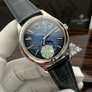 Patek Philippe Complications 5205 Blue Color Replica Watches KM Factory 40mm (6)