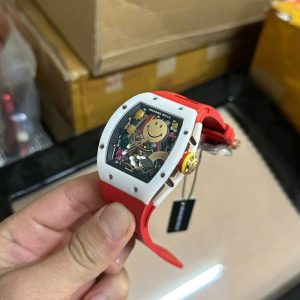 Richard Mille RM88 Smiley Replica 11 Watch Red Color 42mm (1)