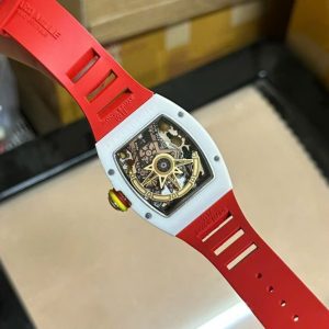 Richard Mille RM88 Smiley Replica 11 Watch Red Color 42mm (1)