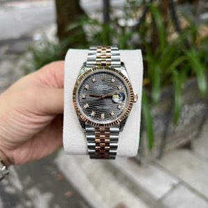 Rolex DateJust 126231 Fluted Gray Dial Replica Watch VS Factory 36mm (1)