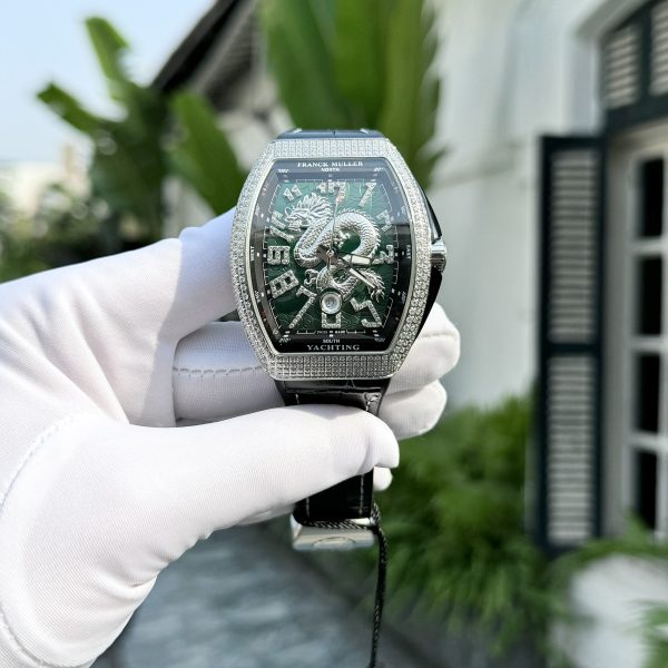 Franck Muller V45 Dragon Replica Watch Green Dial ABF Factory (8)