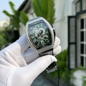 Franck Muller V45 Dragon Replica Watch Green Dial ABF Factory (8)