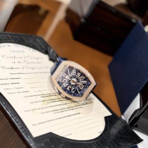 Franck Muller Vanguard Yachting V45 SC DT Blue Replica Watch 45mm (1)