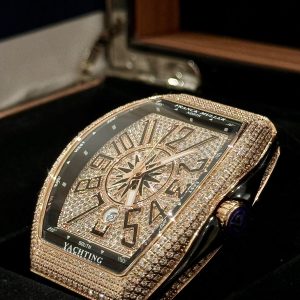 Franck Muller Vanguard Yachting V45 SC DT Full Diamonds ABF Factory 45mm (1)