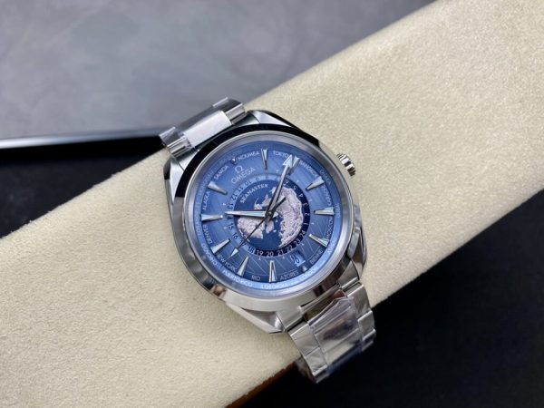 Omega Replica 11 Watch Aqua Terra Woldtimer Summer Blue VSF 43mm (8)