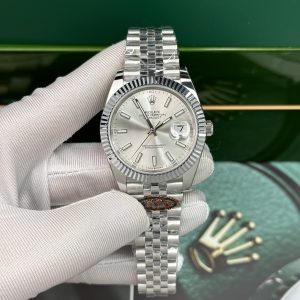Rolex Datejust 126334 Replica 11 Watch Sliver Dial Clean Factory 41mm (1)