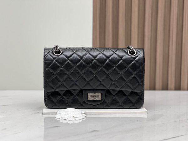 Chanel Classic Black Replica Bags 25cm