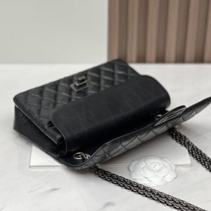 Chanel Classic Black Replica Bags 25cm