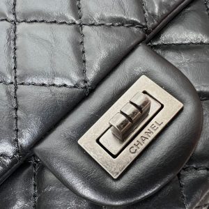 Chanel Classic Black Replica Bags 25cm