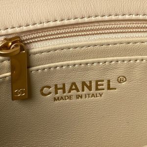 Chanel Classic Charm Women Replica Handbags Skin Color 20cm