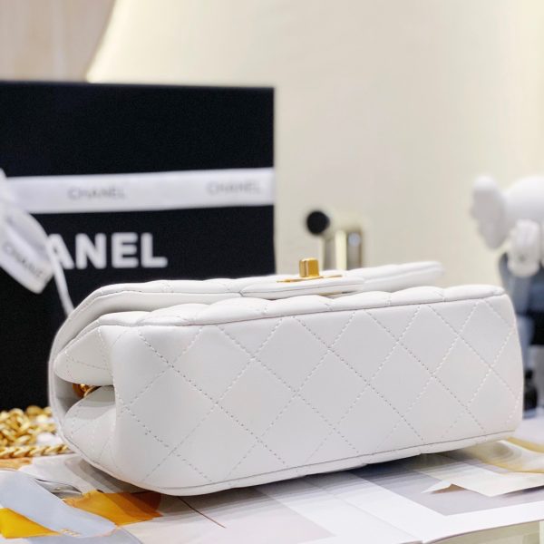 Chanel Classic White Replica Handbags 20cm