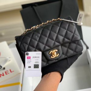 Chanel Small Classic Replica Handbags Golden Lock 20cm