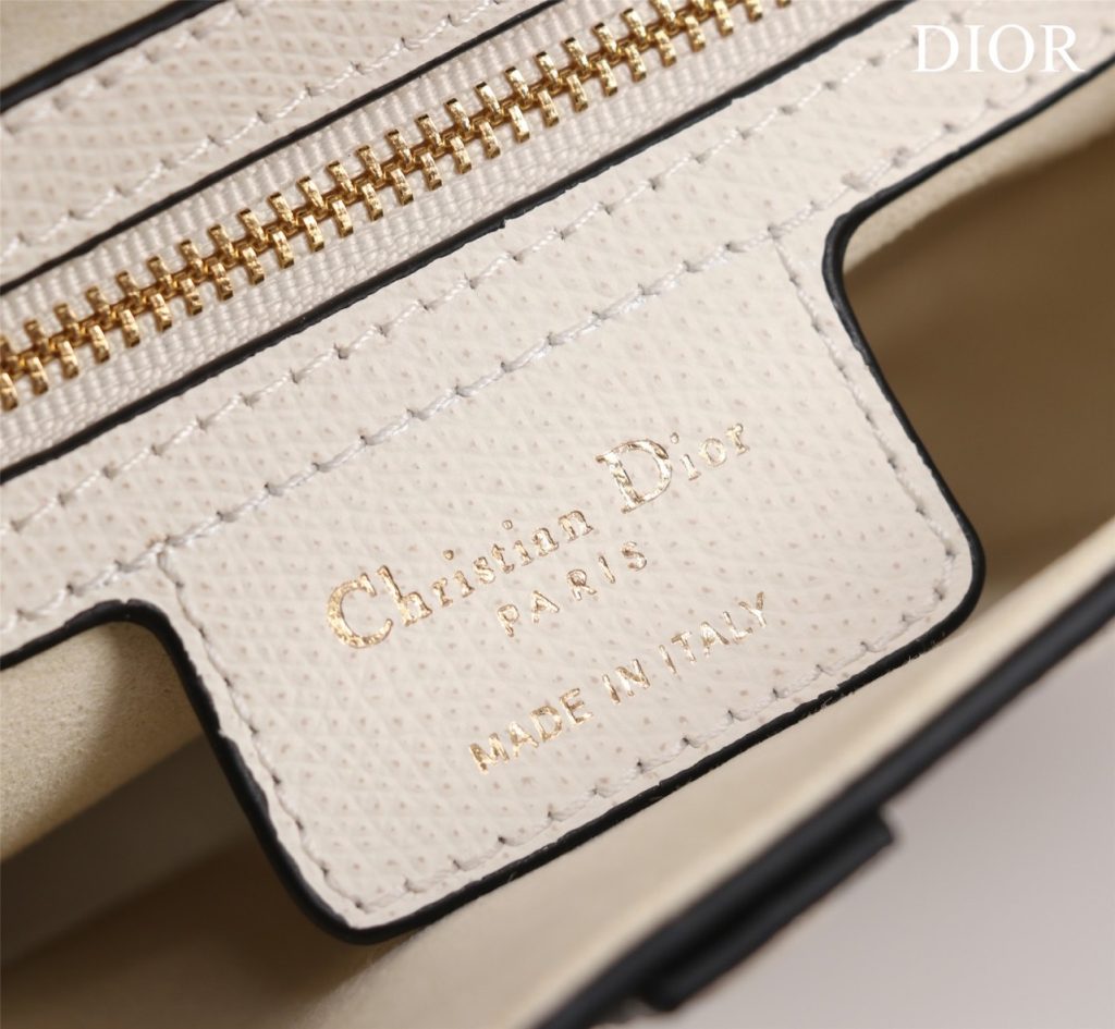 Dior Saddle With Strap Women Replica Handbags White 25cm