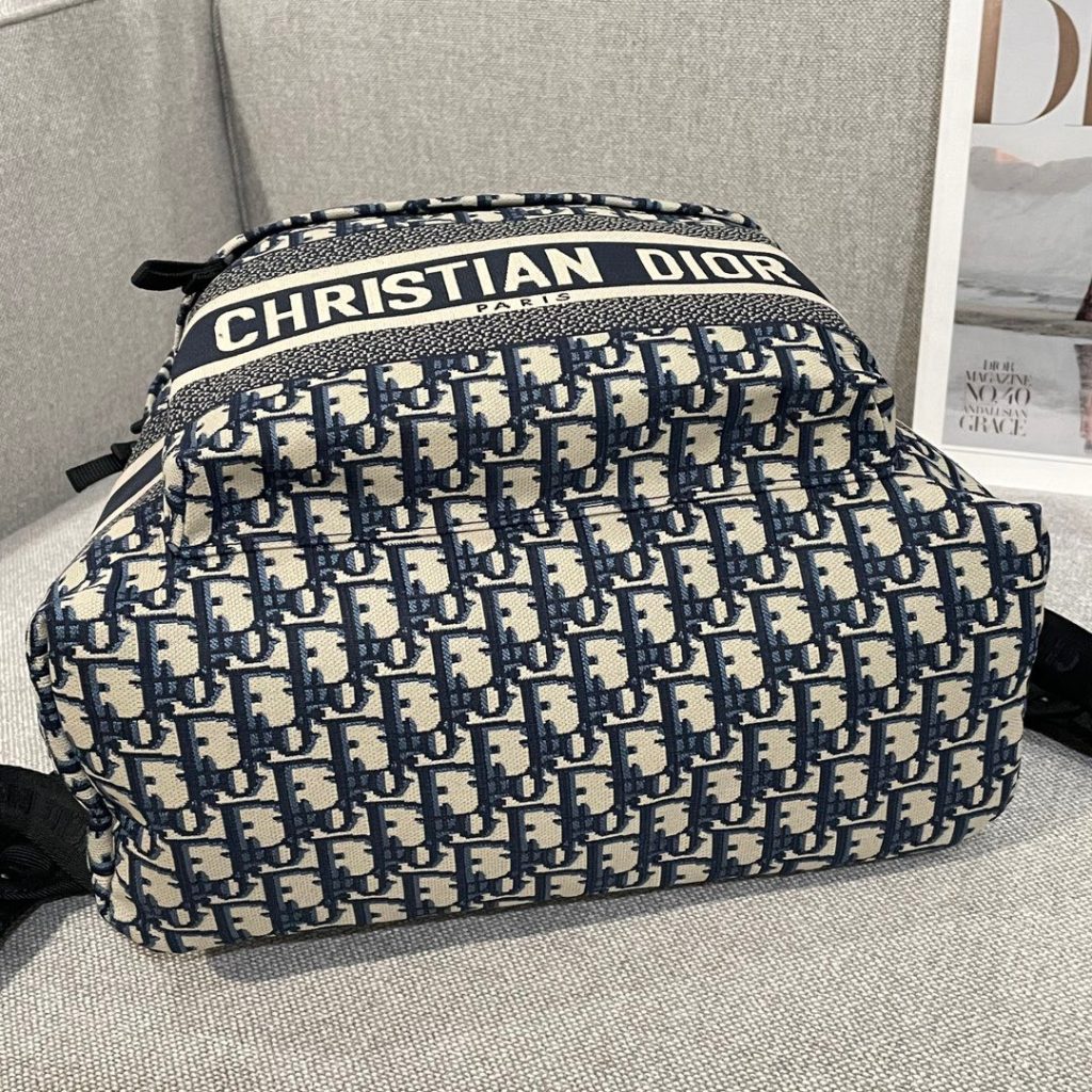 Dior Travel Blue Color Replica Backpack 35cm