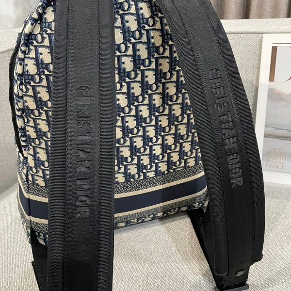 Dior Travel Blue Color Replica Backpack 35cm