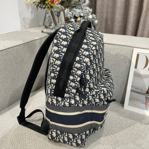 Dior Travel Blue Color Replica Backpack 35cm