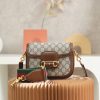 Gucci Horsebit 1955 Brown Replica Handbags 20cm