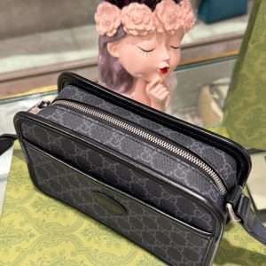 Gucci Mini GG Retro Black Replica Bags 22cm