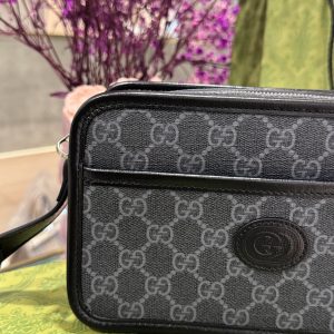 Gucci Mini GG Retro Black Replica Bags 22cm