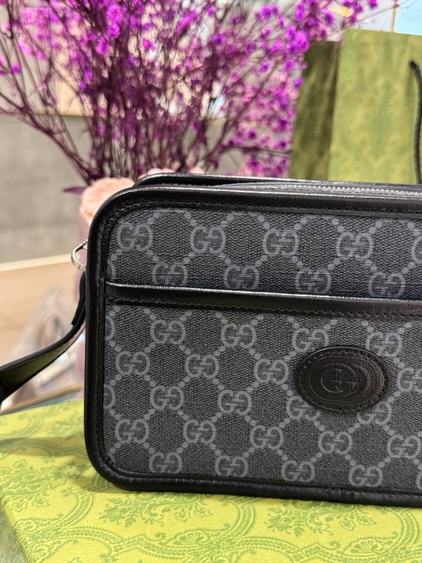 Gucci Mini GG Retro Black Replica Bags 22cm