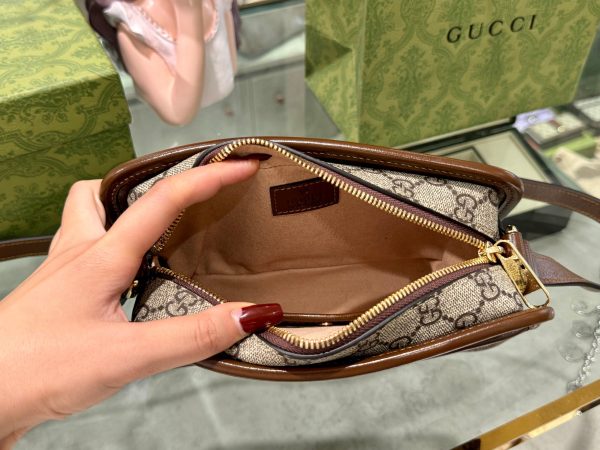 Gucci Mini GG Retro Brown Replica Bags 22cm