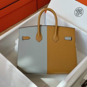 Hermes Birkin Epsom Mix Replica Bags 25cm