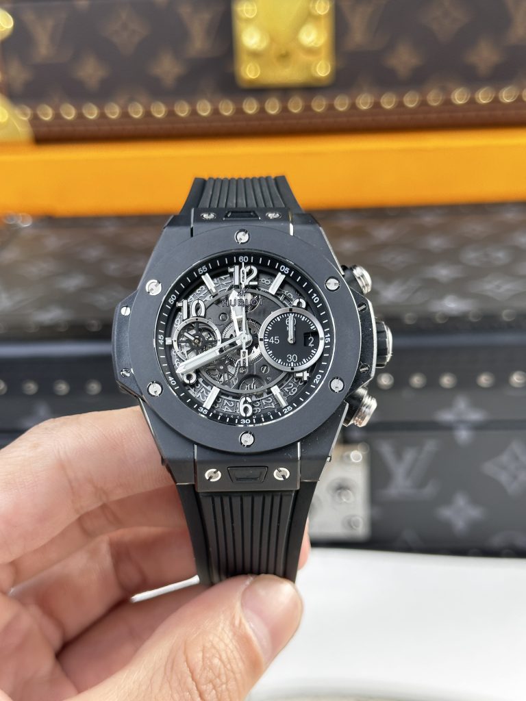 Hublot Big Bang Unico Black Ceramic Replica Watch BBF Factory (1)